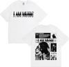 Rapper Playboi Carti I AM MUSIC Album Logo T-Shirts für Herren Harajuku Hip Hop Vintage T-Shirt Lässiger Komfort 100% Baumwolle T-Shirts