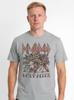 Def Leppard Vintage Love Bites Silbernes T-Shirt