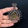 Ammonite Fossil Pendant, Gemstone 999 Copper Wire Wrapped Jewelry Pendant, Handmade Jewelry Beautiful Pendant