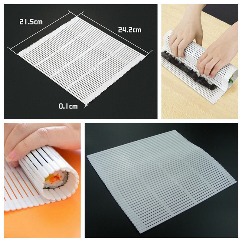 Practical Sushi Rolling Roller Plastic Material Mat Maker Kitchen Diy