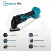20000PM Cordless Multifunction Oscillating Tool 6 Level Vibration Woodworking Tool Electric Decoration Trimmer