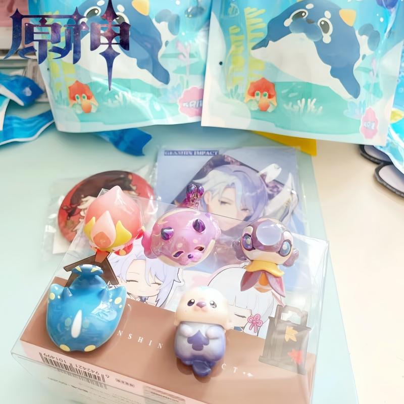 Discover Intime Unisex Kids Latest Mihoyo Genshin Impact Fontain Series Fantasy Creature Mini Blind Pouch Adorable Figurine Toy Collectible Designed For Children Birth Date
