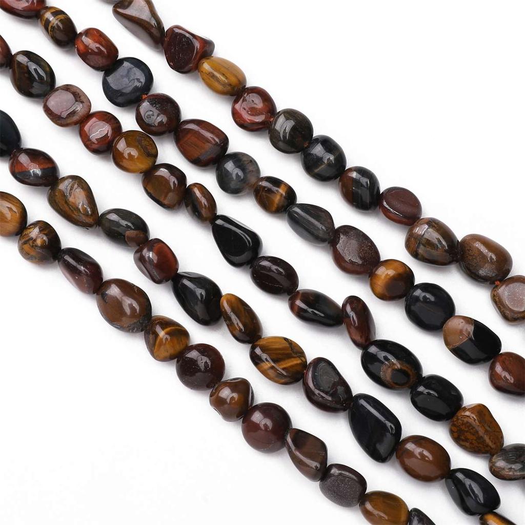 40-55Pcs Natural Colorful Irregular Shape Stone Loose Beads For Jewelry Making DIY Bracelet Necklace Accessories 15'' Strand