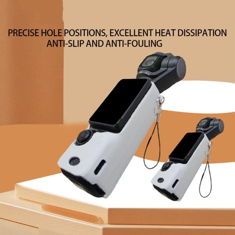 Soft Silicone Protective Cover For Pocket 3 Camera Case Shockproof AntiScratch Shell Grip Enhances Dustproof Design