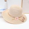 Hat Women's Summer Straw Hat Fashion Beach Hat Versatile UV Protection Sun Hat Flower Sun Protection Hat