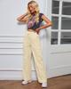 2023 Summer European & American Women's Casual Cotton Pocket Workwear Pants