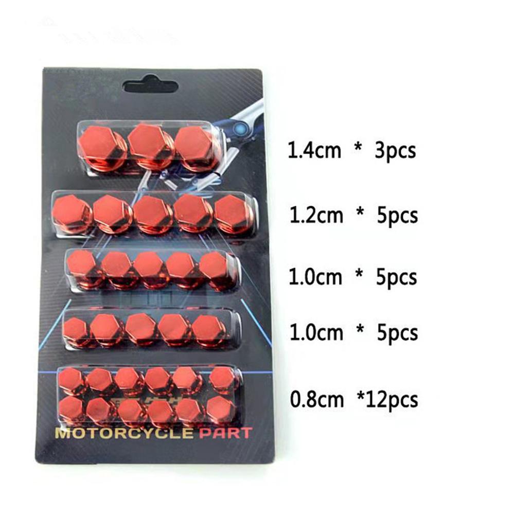 Screw Cap Screw Nut Cover 30Pcs/set For Honda For Kawasaki