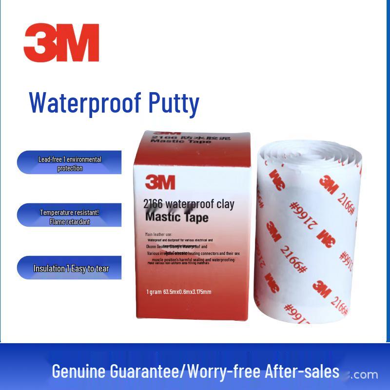 

3M 2166 Waterproof Sealing Putty Tape for Leak Blocking and Insulation