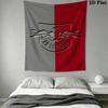 RB Leipzig Wall Tapestry Aesthetic Wall Hanging Printed Fabric Blanket Decorative Tapestries for Bedroom Living Room Home Decor