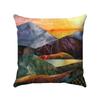 Creative Colorful Oil Painting Landscape Digital printing short plush pillow covers for car sofa office cushion cover home goods