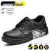 Men's Breathable Steel Toe Work Safety Shoes
