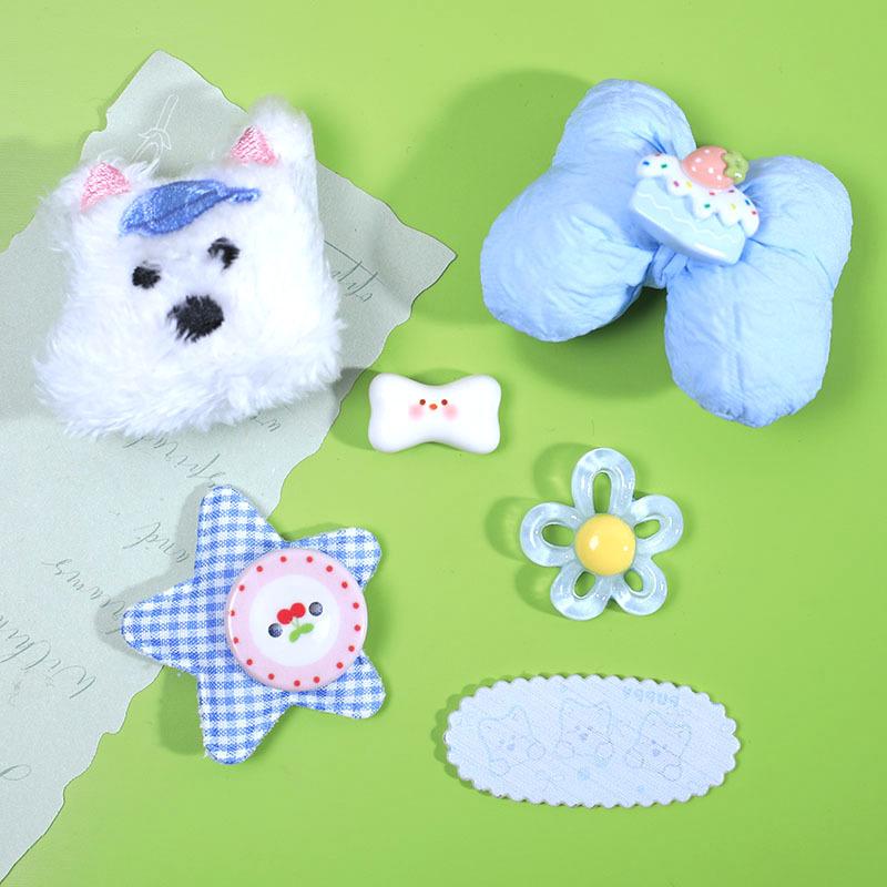 Xiaohongshu-Style Shoe and Hair Accessories: Hole Shoes Decorations, Hair Clips, Ties, Refrigerator Magnets