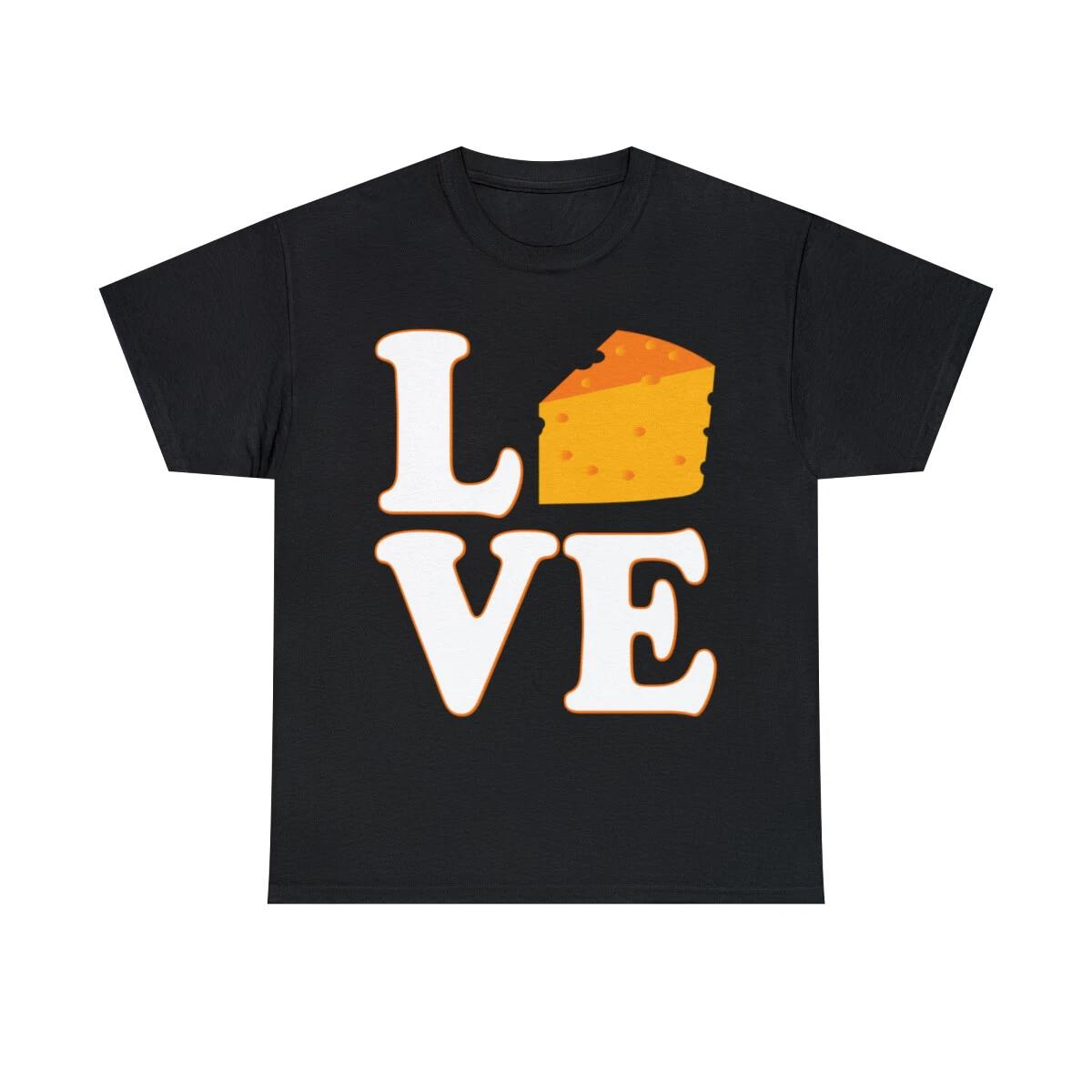 Cheese Is Love Graphic Tee Shirt, S-5XL M
