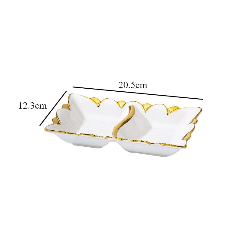 

Electroplated Gold Edged Ceramics Dining Plate Sushi Plates Fish Plate Soup Plates Pasta Dish Fruit Bowl Dessert Bowl Mug Tray