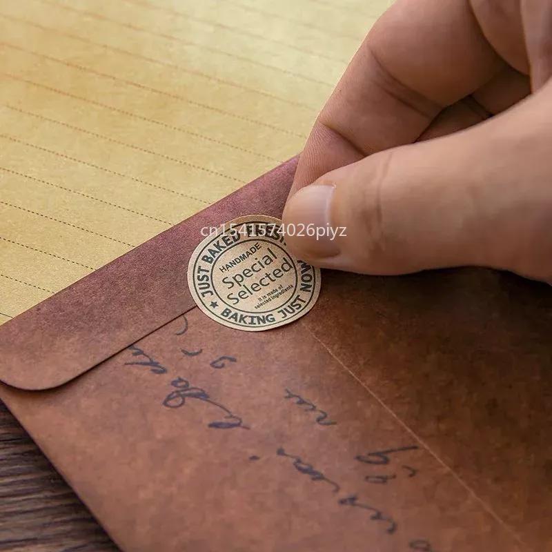 1pc Vintage Kraft Paper Envelopes for Letter Paper Wedding Party Invitation Card Bag Wages Letter Pads Cover Office Supplies