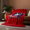 Blue and Red Star Logo Design Print Blanket Soft and Cozy Perfect for the Living Room Bed Sofa or a Nap,gift