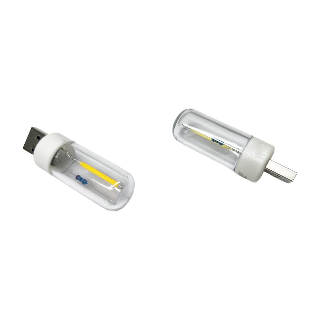 Led Camping Light 1w Incandescent Decorative Filament Lighting Edison Night Touch White Retro Mini Bulb Cold Lamp Car Usb Cob 5v