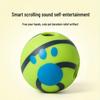 Rolling Sound Ball: Bite-Resistant Self-Entertainment Toy with Silly Smile for Teething Dogs