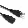 PC Napájecí kabel USA EU AU UK 3kolíkový 1,2m IEC 320 C13 Prodlužovací kabel pro napájení Napájecí kabel pro Stolní PC Monitor Router DVD