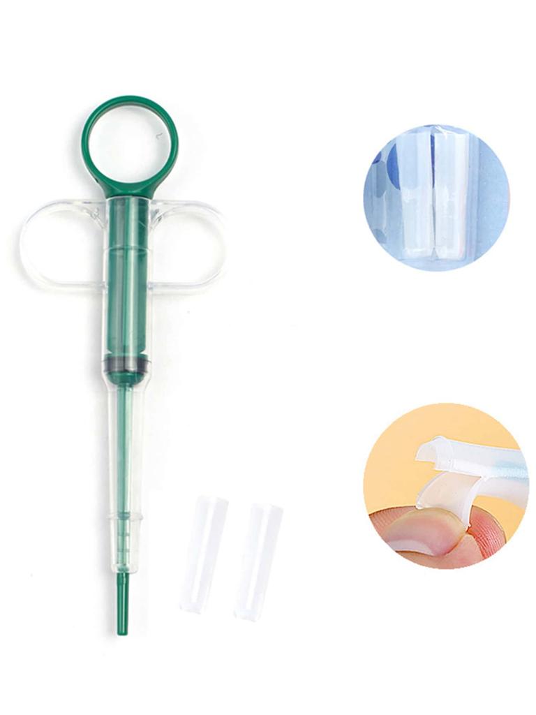 1pc Pet Pill Dispenser Tablet Syringe with Soft Tip for Cats Piller Shooter Food Feeding Tool Kit for Dogs and Small Animals