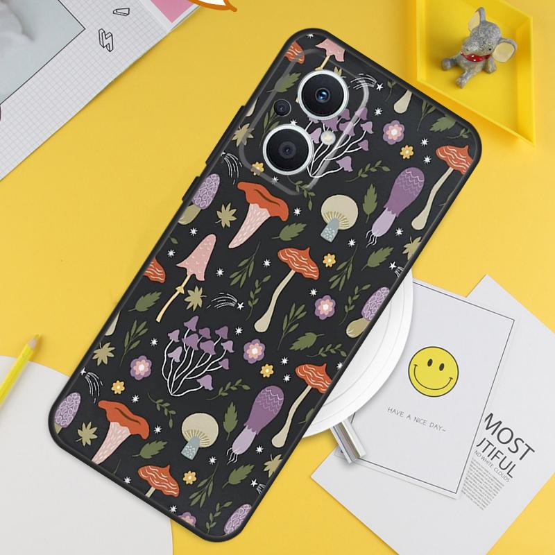 

Trippy Mushroom For OPPO Reno 12F 14F 13F 11F 10 11 12 13 14 Pro 7 8 Lite 8T OPPO Find X6 X5 X8 X9 Pro Case OPPO Reno13 Pro