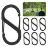 Karabiner S-förmiger Haken Karabiner Rostfrei Langlebig Hohe Härte Aluminiumlegierung