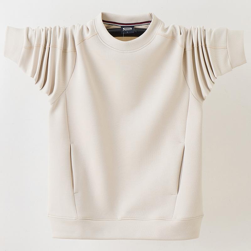 Men's Casual Soft Crewneck Sweatshirt Breathable Crew Neck Pullover Outdoor Athletic Long Sleeve Sweatshirts for Men Basic Pullover Sweatshirt Tops