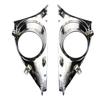 Left Right Car Front Bumper Fog Light Cover For TOYOTA CAMRY 2012 2013 2014 Auto ABS Chrome Fog Lamp Hood