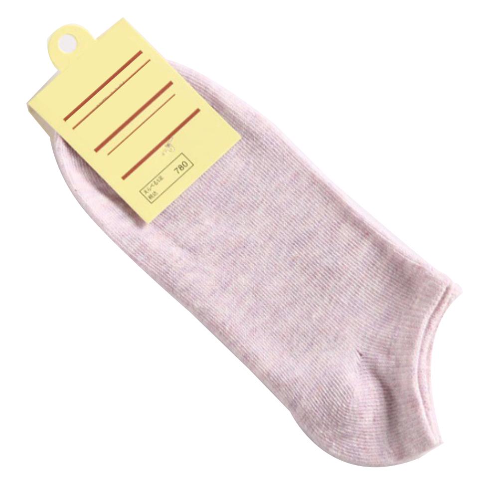Stylish Casual Women Solid Color Elastic Cotton Breathable Low Cut Ankle Boat Socks Warm Socks