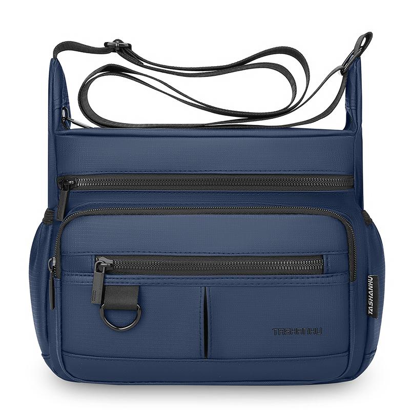 

Fashion Men Bags Crossbody Bag Shoulder Bag For Men Large Capacity Men Handbag Hobos Bag With Bottle Pockets Bolsos 26cmX21cmX10cm