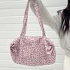 Retro Leopard Print Faux Suede Women's Shoulder Bags Fashion Contrast Color Female Underarm Bags Large Capacity Ladies Handbag