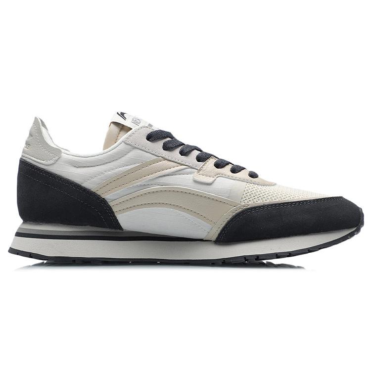 Li Ning Lightweight Slip Resistant Cushioning Abrasion Resistant Breathable Lightweight Low Top Running Shoes Men's AGCR195-6