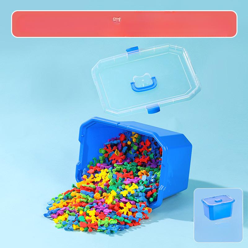 Kindergarten Soft Plastic Building Blocks Animal Baby Elf Building Blocks Villain Plastic Puzzle Toys