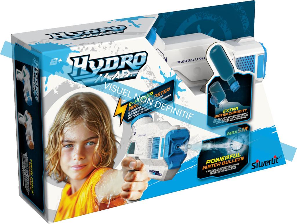 Pistole à eau électronique - SILVERLIT - HYDRO MAD MINI BLASTER ASST- Dès 8 ans