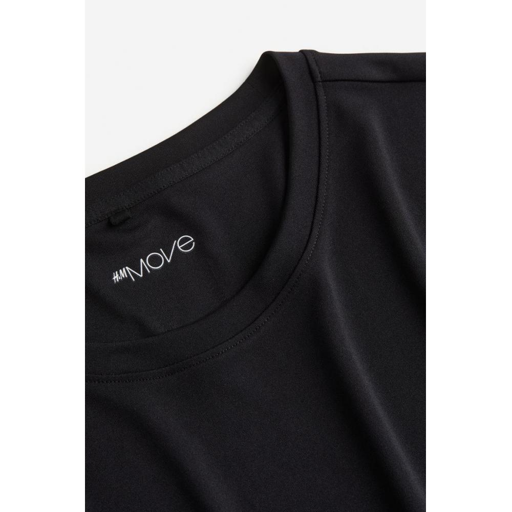 H M dryMove Sport Top Black