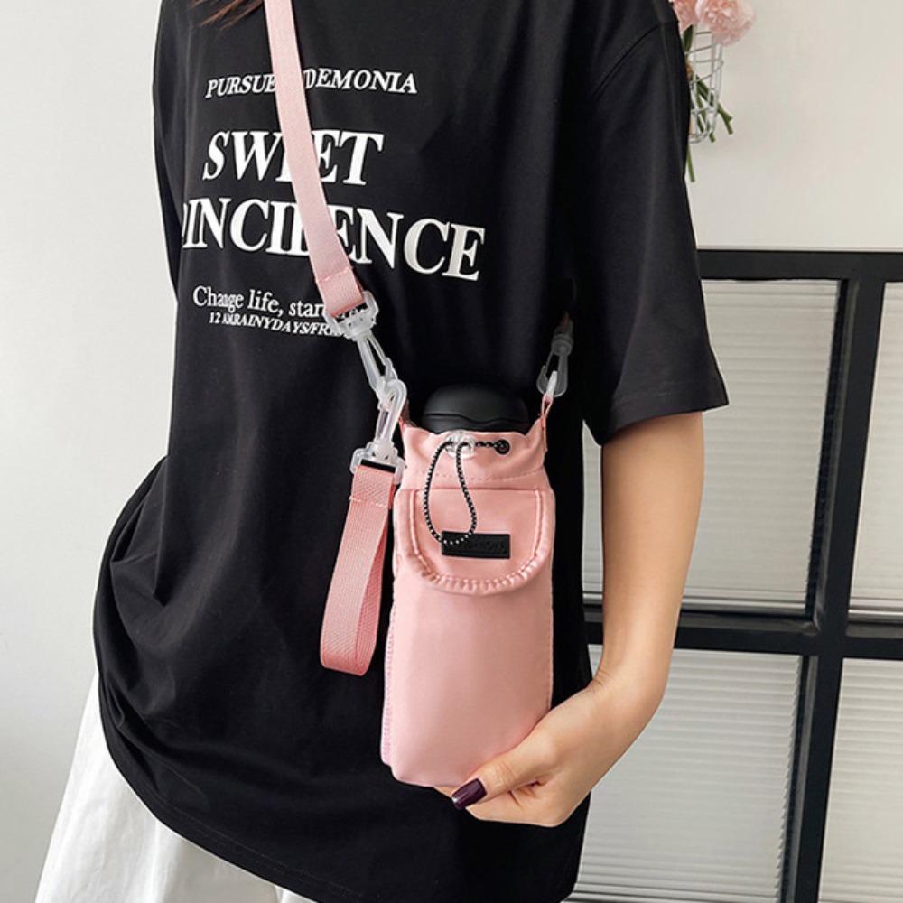 Shoulder Strap Crossbody Water Bottle Purse Waterproof Water Bottle Sling Bag  Hiking