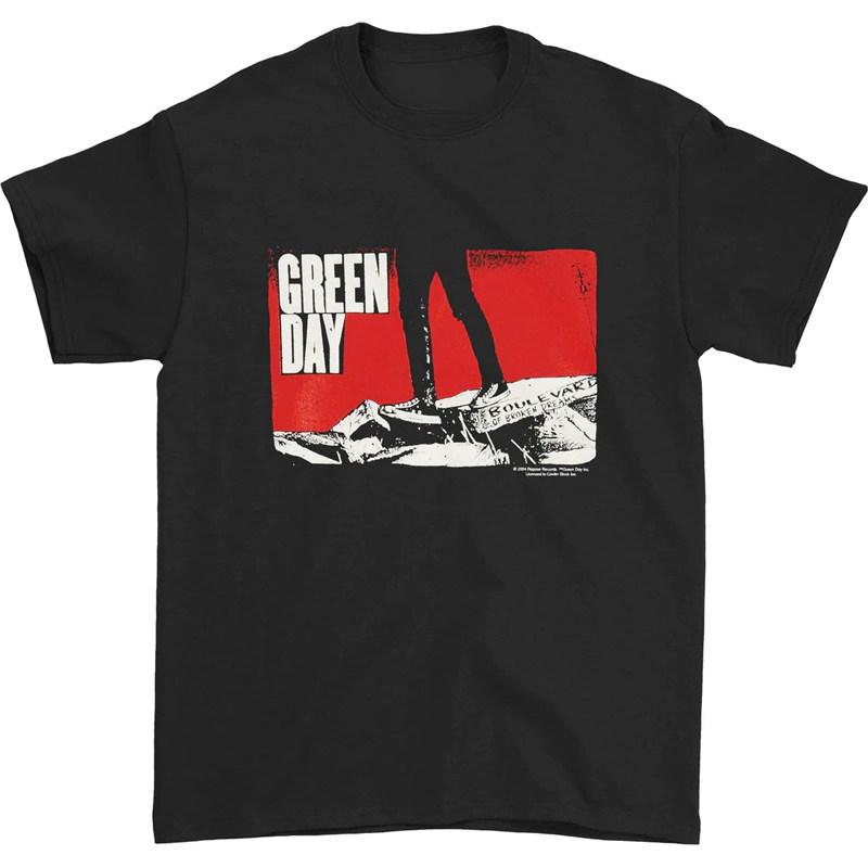 Hot GREEN DAY Bands Street Graffiti Art Rap Hip Hop Skateboarding Tshirt