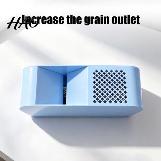 Millet Birdseed Cleaner Electric Shell Separator, Bird Feed Blowing Machine, Quiet Air Separator Automatic Husk Remover for Parrots Cockatiels
