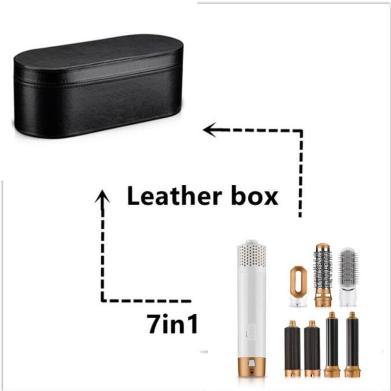 7 in 1 Haarstyler Kundenspezifischer Ein-Schritt-Haartrockner Heißluft Auto Multi Styler Haarwellen-Stylingwerkzeuge Lockeneisen