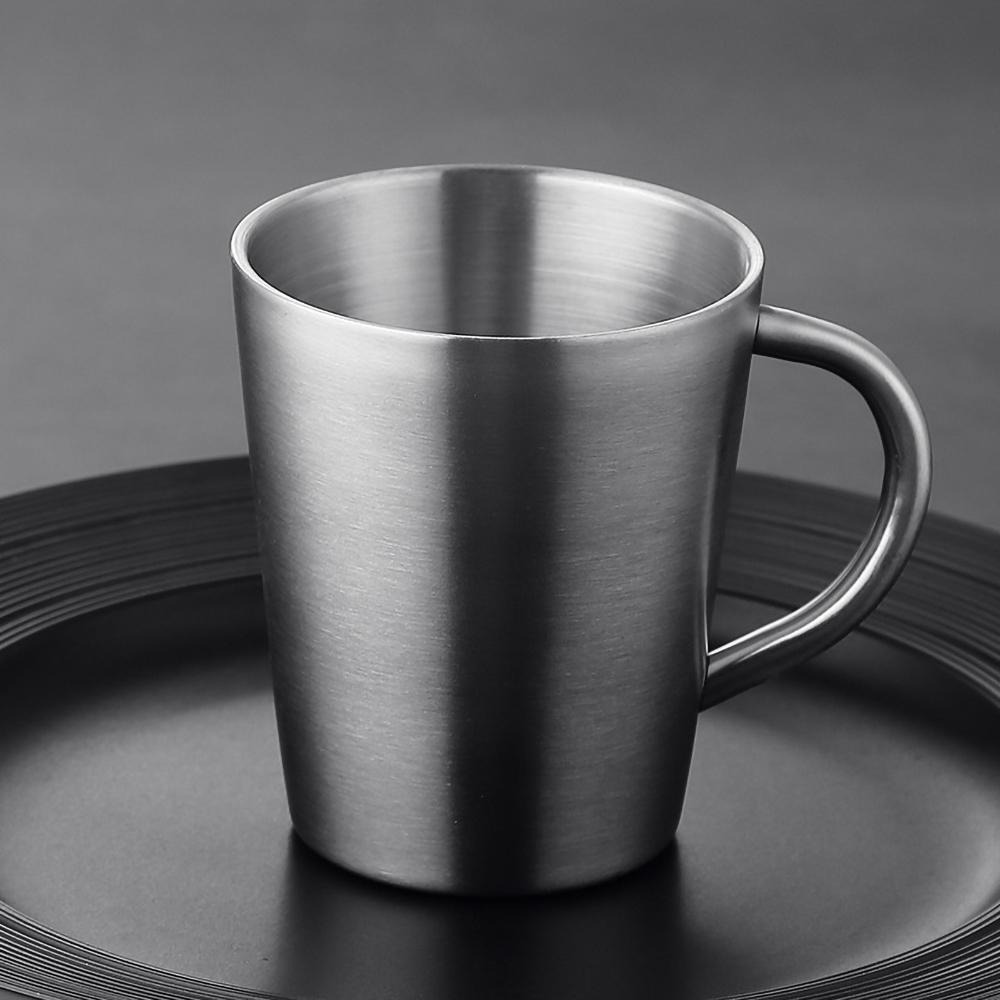 

304 нержавеющая сталь кружка для пива стакан для воды двойной стенки анти ожоговая кофейная кружка 300 мл портативная дорожная чашка для чая чашка для кофе напиток