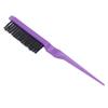 3pcs Barbershop Comb Set Rat Tail Comb Hair Dyeing Brushes Hair Styling Comb Set Purple