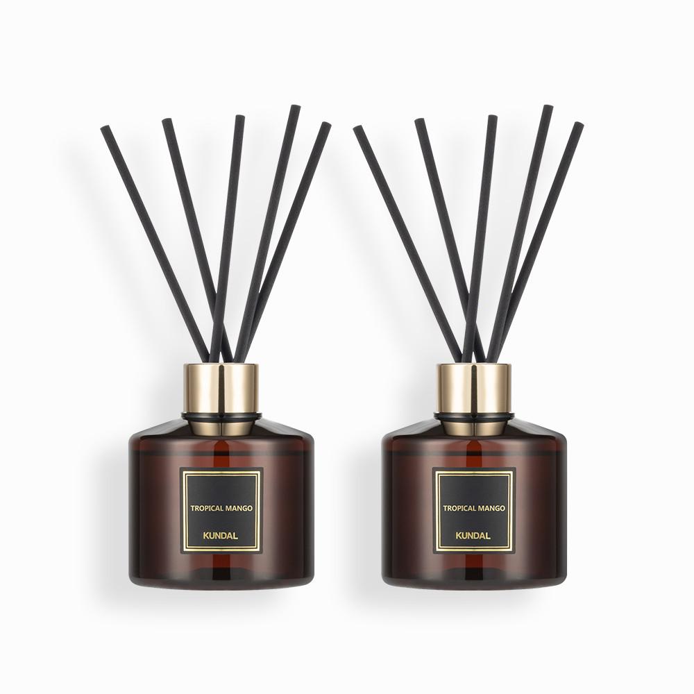 KUNDAL Perfume Diffuser 2-piece Set Tropical Mango 200ml, Korean Cosmetics with Good Fragrance