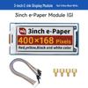 3" E-Paper Display Modul - Rot/Gelb/Schwarz/Weiß, 400x168 Auflösung.