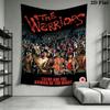 the warriors Wall Tapestry Aesthetic Wall Hanging Printed Fabric Blanket Decorative Tapestries for Bedroom Living Room Home Decor