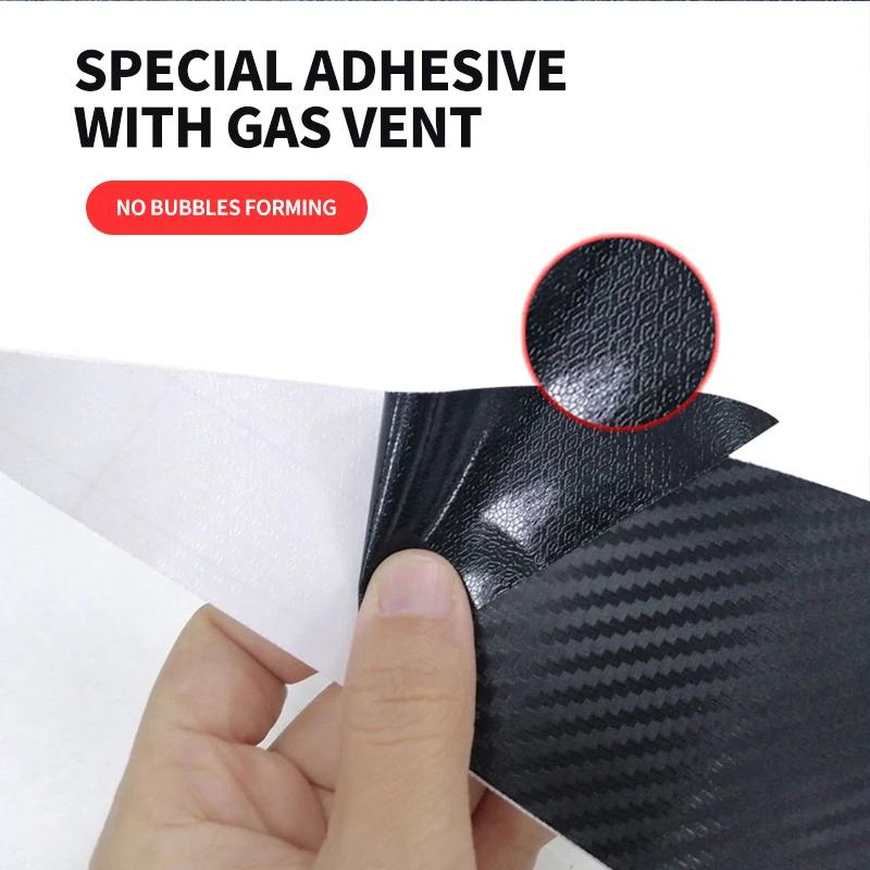 2x Car Door Side Skirt Sill Stripe Carbon Decals Accessories for Cadillac ATS BLS CT4 CT6 CTS ESCALADE STS XLR XT4 XT5 XTS SLS