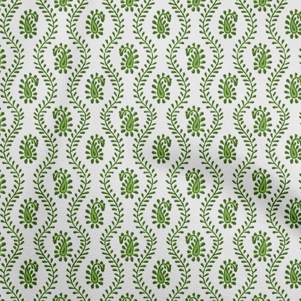 oneOone Georgette Viscose Light Green Fabric Block Sewing Craft Projects Fabric Prints By Yard 42 Inch