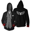 New, animation sweater, steel alchemist, Edward 3D printed sweater zipper cardigan animation periphery