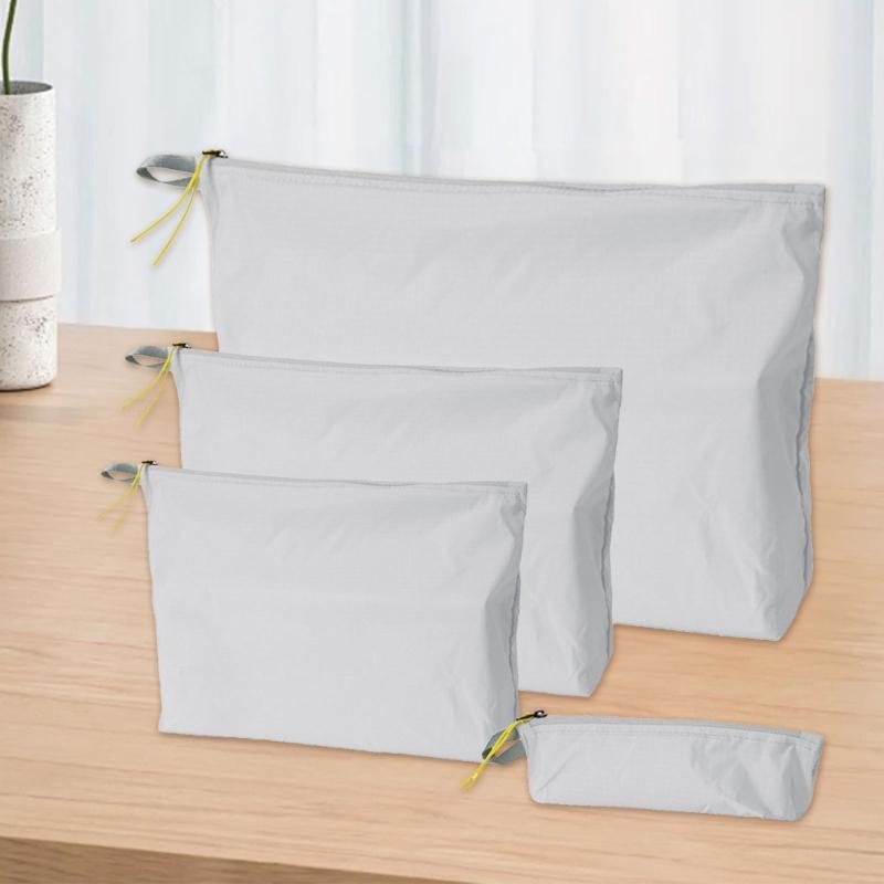 Water Resistant Travel Toiletries Bag Light Weight Nylon Outdoor Storage Pouches For Hiking Camping Travel Essential
