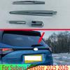 For Subaru Forester 2025 2026 Car Accessories ABS Chrome Rear Window Wiper Arm Blade Cover Trim Overlay Nozzle Molding Garnish