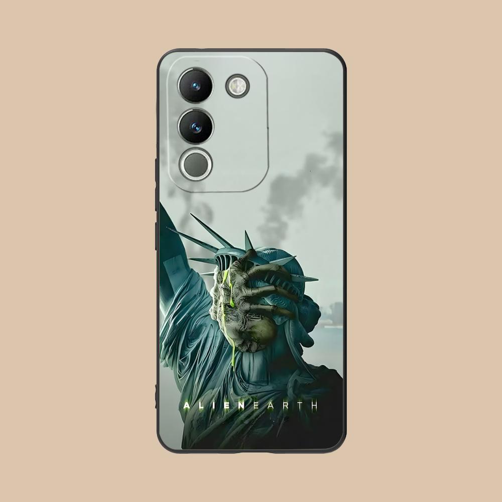 Alien Earth Mobile Cell Phone Case for VIVO Y77 76 75 74 73 72 58 56 55 51 50 38 36 Y19 Y18 Y03 Y01 5G Colorful Printing Cover